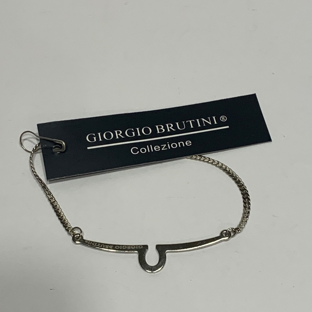 Giorgio Brutini Elegant Silver Bracelet New NWT